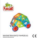 Playland Magneet Auto Bouwset, Kinderen en Baby's, Speelgoed | Educatief en Creatief, Ophalen of Verzenden, Zo goed als nieuw