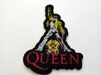 Queen vrij mooie Freddie Mercury shaped patch q24 - 6.5x9cm, Verzenden, Nieuw, Kleding