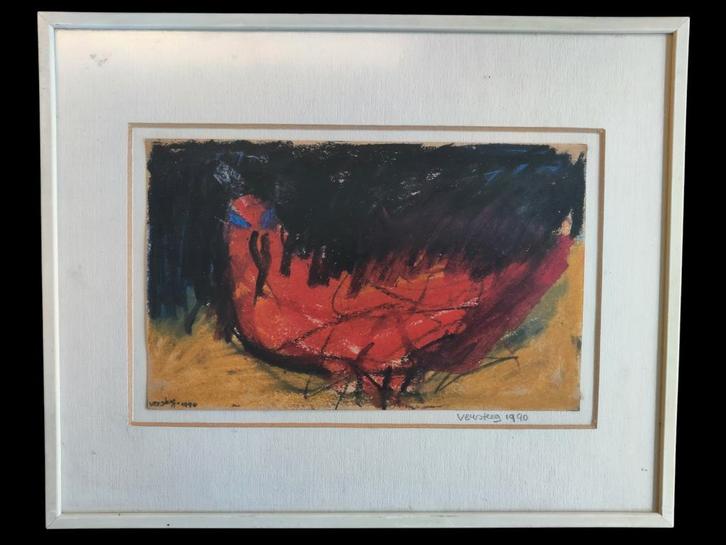 Jaques Versteeg (1948)  schilderij, Antiek en Kunst, Kunst | Schilderijen | Abstract, Ophalen of Verzenden