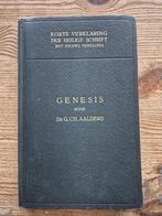 Korte verklaring Genesis deel 2 (Dr. G. Ch. Aalders), Boeken, Godsdienst en Theologie, Ophalen of Verzenden, Zo goed als nieuw