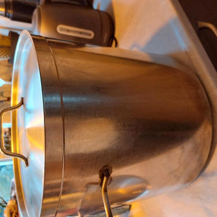 27 liter pan van hotel kwaliteit, Huis en Inrichting, Keuken | Potten en Pannen, Kookpan of Snelkookpan, Rvs, Ophalen of Verzenden