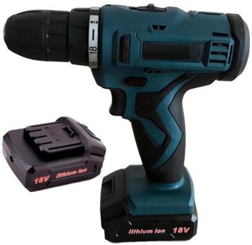 Schroefmachine 18V - 2 Li-ion accu’s. beschikbaar voor biedingen