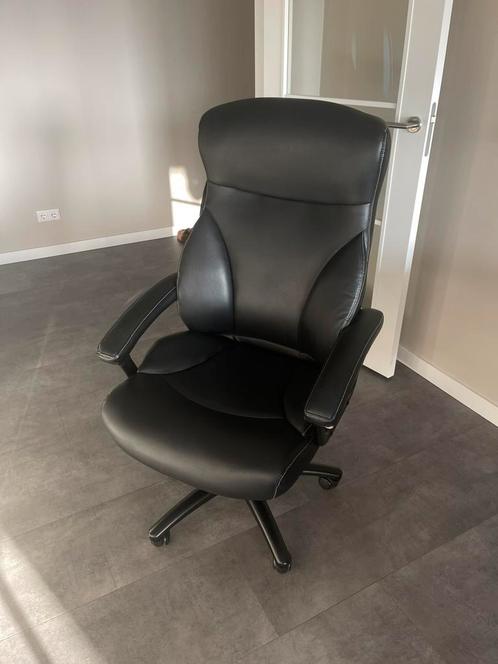 Bureaustoel JYSK Tamdrup (origineel €250), Huis en Inrichting, Bureaustoelen, Gebruikt, Bureaustoel, Zwart, Ergonomisch, Ophalen