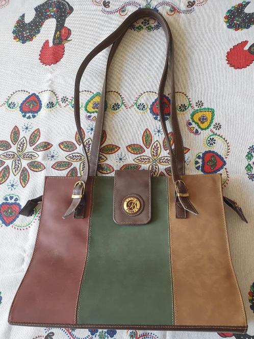 Driekleurige dames handtas Bilon Paris - nieuw, Sieraden, Tassen en Uiterlijk, Tassen | Damestassen, Nieuw, Handtas, Overige kleuren
