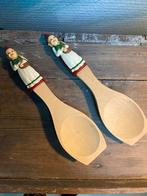 2 houten Sagaform lepels met kerstkabouter (vrouwtje), Diversen, Kerst, Ophalen of Verzenden, Nieuw