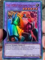 Yu-Gi-Oh! Evil HERO Lightning Golem LDS3 1st Ed !, Verzenden, Zo goed als nieuw, Losse kaart, Foil