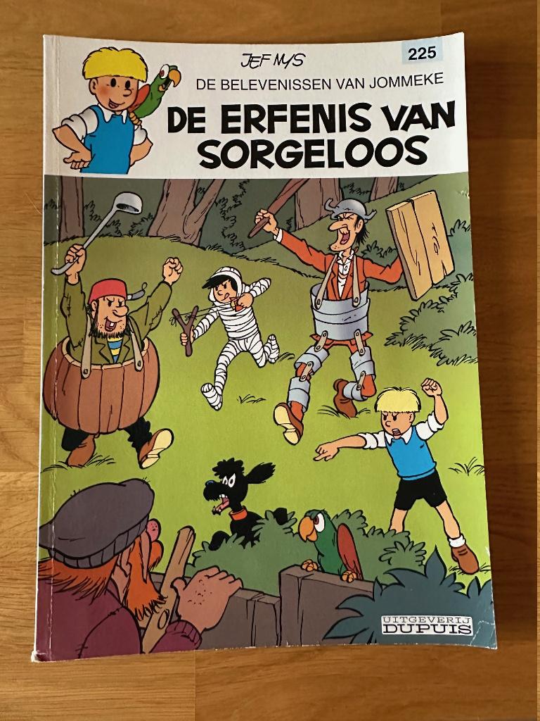 Jef Nys - Jommeke nr. 225 - De erfenis van Sorgeloos, Eén stripboek, Ophalen, Gelezen