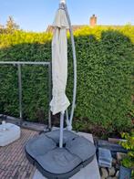 Zweefparasol met voet, Tuin en Terras, Ophalen, Gebruikt, 2 tot 3 meter, Zweefparasol