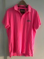 STUNT: Roze Superdry Polo Mt L IZGS Neon Roze, Maat 52/54 (L), Ophalen of Verzenden, Zo goed als nieuw, Roze