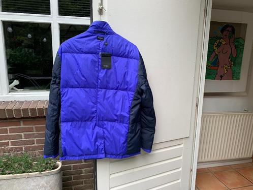 PAUL SMITH ORGINELE REVERSIBLE JAS MET DONS AFGEWERKT XL, Kleding | Heren, Jassen | Zomer, Nieuw, Maat 56/58 (XL), Blauw, Ophalen