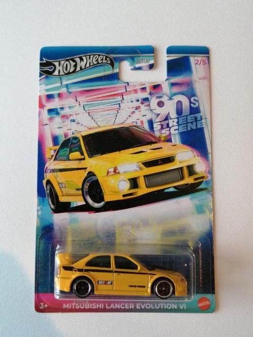 Hot Wheels Mitsubishi Lancer Evo VI, Hobby en Vrije tijd, Modelauto's | Overige schalen, Nieuw, Auto, Verzenden