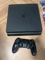 PlayStation 4, Met 1 Controller, VR headset, gun en spellen, Ophalen of Verzenden, Met 1 controller, Slim, 500 GB