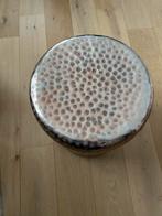 Rosekleurige Ton / Bijzettafel, Ophalen, Minder dan 45 cm, Minder dan 55 cm, Metaal of Aluminium