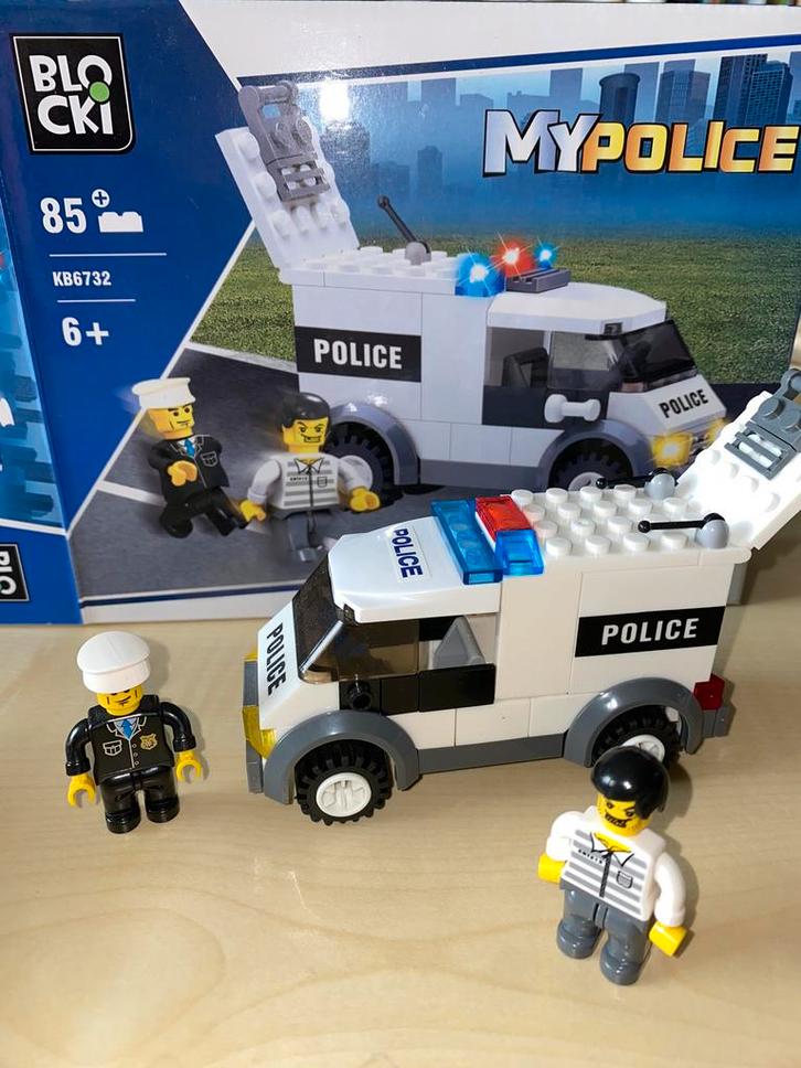 Complete set van MyPolice KB6732 van Blocki bouwstenen, Kinderen en Baby's, Speelgoed | Bouwstenen, Zo goed als nieuw, Overige merken