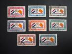 Curacao 1941 Luchtpostzegels NVPH nr LP18-25 gestempeld, Verzenden, Gestempeld