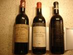 Franse topwijn! Drie flessen Pomerol uit 1966, 1967 & 1969!, Ophalen, Frankrijk, Zo goed als nieuw, Rode wijn