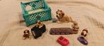 Vintage Littlest Pet Shop Beethoven moeder met pups, Ophalen of Verzenden, Zo goed als nieuw