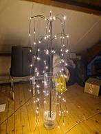 Vaas met decoratie boompje en verlichting, Huis en Inrichting, Lampen | Vloerlampen, Ophalen, Zo goed als nieuw, Glas, Minder dan 100 cm