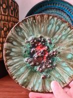 Glit pottery ijsland, keramisch wandbord, geglazuurd, Antiek en Kunst, Antiek | Keramiek en Aardewerk, Ophalen of Verzenden