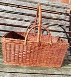 Rieten plukmand, Mand, Vierkant, Ophalen of Verzenden, Zo goed als nieuw