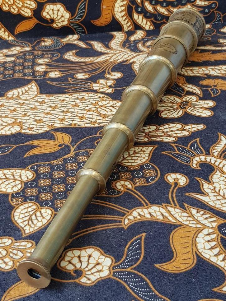 Mooie zware koperen telescoop kijker van Victorian London., Antiek en Kunst, Antiek | Woonaccessoires, Ophalen of Verzenden