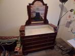 GRATIS Antieke commode/kaptafel met marmeren blad + spiegel, Ophalen