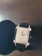 18 krt witg armband horloge Rochemont met briljant + emaille, Nieuw, Ophalen of Verzenden, Met edelsteen, Zilver