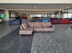 VIP Hoekbank lounge bruin microleder 275x180 | BEZORGEN, 250 tot 300 cm, Info@vip.nl, Hoekbank, 75 tot 100 cm