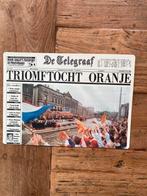 Placemat Telegraaf 27 juni 1988 - Triomftocht Oranje, Boeken, Tijdschriften en Kranten, Ophalen of Verzenden