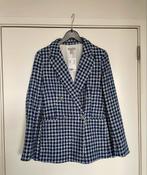 H&M Geruite Blazer - Maat XS, Blauw, Ophalen of Verzenden, Zo goed als nieuw, Jasje