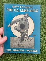 WO2 Amerikaans prachtig handboek M1 Garand schieten 1943, Verzamelen, Amerika, Verzenden, Landmacht