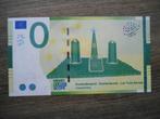 Groen 0 eurobiljet Drielandenpunt Serie EAAF059/3, Ophalen of Verzenden, Euro's, Los biljet