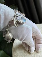 Vintage zilveren 835 traditionele bedelarmband (12), Verzenden, Zo goed als nieuw, Zilver