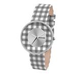 Cielo Vichy limited edition horloge, Leer, Staal, Polshorloge, Nieuw