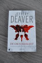 de oktoberlijst, Ophalen of Verzenden, Zo goed als nieuw, Jeffery Deaver, Nederland