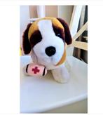 knuffel sint Bernhard hond/teddy toys holland/lengte 36 cm, Ophalen of Verzenden, Zo goed als nieuw, Hond