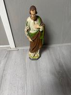 Antiek Sint Jozef Beeld - Religieuze Kunst Decoratie, Antiek en Kunst, Antiek | Religie, Ophalen of Verzenden