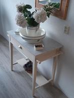 Antieke wastafel met lampetkan zeep- en kambakje, Ophalen of Verzenden, 25 tot 50 cm, Rond, 100 tot 150 cm