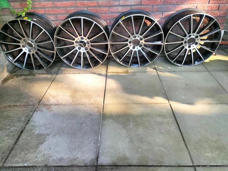 Te koop breedtset velgen Mercedes AMG look 19 inch 5x112, Auto-onderdelen, Banden en Velgen, Velg(en), Zomerbanden, 19 inch, 235 mm