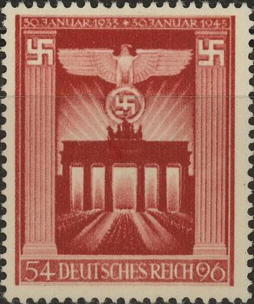 Duitse Zegel uit 1943 (DR 829) beschikbaar voor biedingen