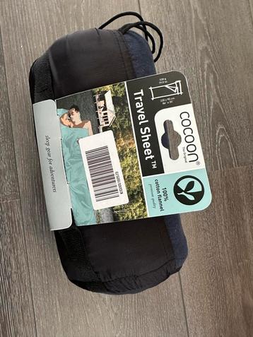 Cocoon Travel Sheet - Nieuw - Katoen Flanel 220x90cm - 530gr beschikbaar voor biedingen