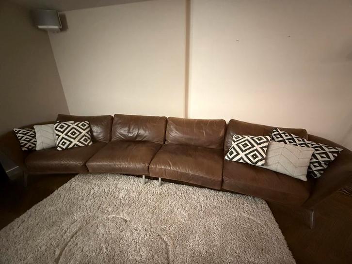 Prachtige Leolux designbank - 4 meter lang!, Huis en Inrichting, Banken | Bankstellen, Zo goed als nieuw, Rechte bank, Vierpersoons of meer