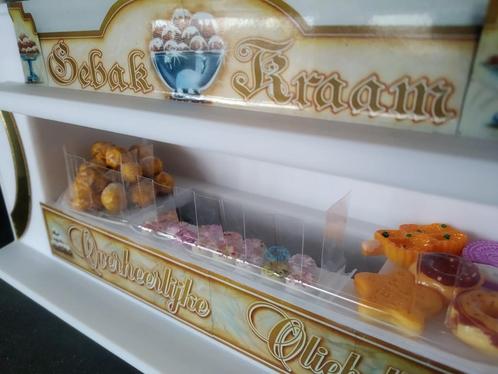 Gebak - Oliebollenkraam miniatuur, Hobby en Vrije tijd, Modelbouw | Overige, Nieuw, Groter dan 1:32, Ophalen of Verzenden