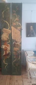 Set grote schermen/ wandbekleding ca 1800, Ophalen