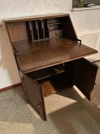 Gratis klassieke eiken secretaire met klep, Huis en Inrichting, Kasten | Secretaires, Ophalen, Gebruikt