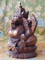 Mooi origineel antiek beeld uit India van Ganesha 23,6 cm., Antiek en Kunst, Ophalen of Verzenden