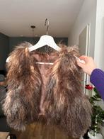 Zachte Fluffy bontgilet maat S Bont Gilet Bodywarmer, Kleding | Dames, Bruin, Ophalen of Verzenden, Zo goed als nieuw, Vintage