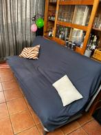 Slaapbank 120 x 200 cm, Huis en Inrichting, Slaapkamer | Slaapbanken, Ophalen, Gebruikt, Blauw, Twijfelaar