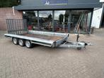 Vlemmix machinetransporter 3-asser 400x180CM 3500KG opknappe, Ophalen, Gebruikt