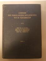 Leerboek der vergelijkende ontleedkunde van de vertebraten, Gelezen, Ihle, Ophalen of Verzenden, Natuurwetenschap